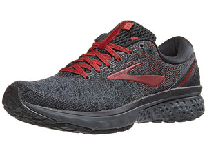 Brooks Ghost 11 Knit nam Black/White/Merlot | Giay Doc | Giày Độc