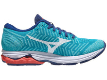 Load image into Gallery viewer, Mizuno WaveKnit R2 _nữ Peacock Blue/Coral | Giay Doc | Giày Độc
