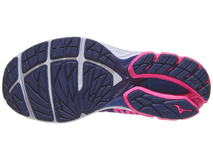 Mizuno WaveKnit R2 Women's Shoe_nữ Pink Glo/Sodalite Blue | Giay Doc | Giày Độc